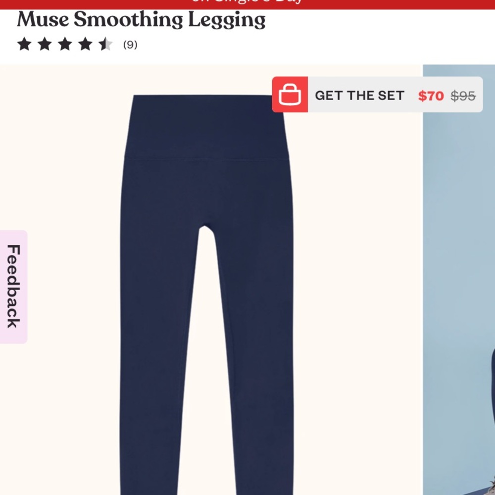 ThirdLove Muse Smooth legging. NEW with tags